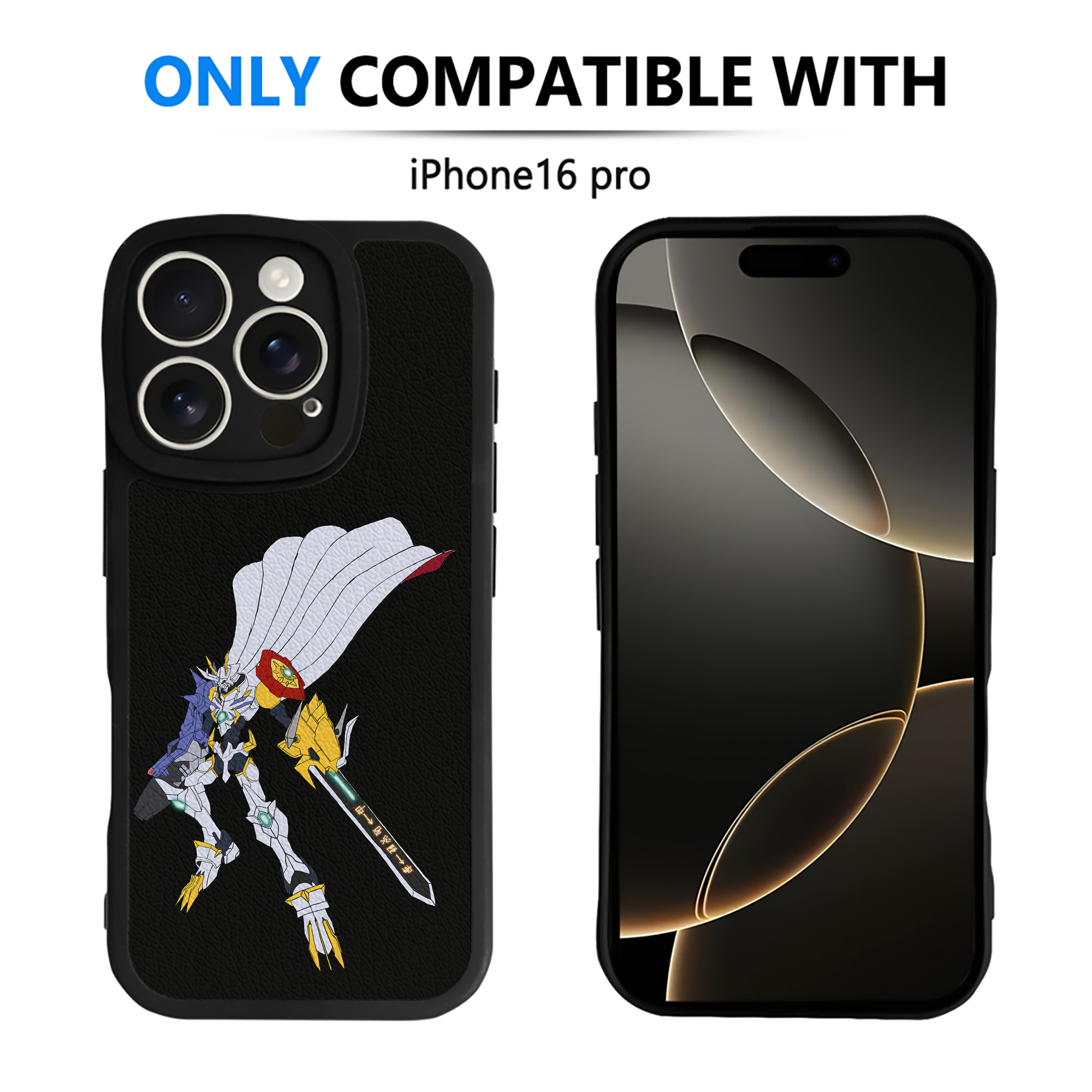 （画像用） Digimon デジタルモンスター/デジモン 【iPhone 16シリーズ対応】シリコンスマホケース（レザー調） 材質：シリコン